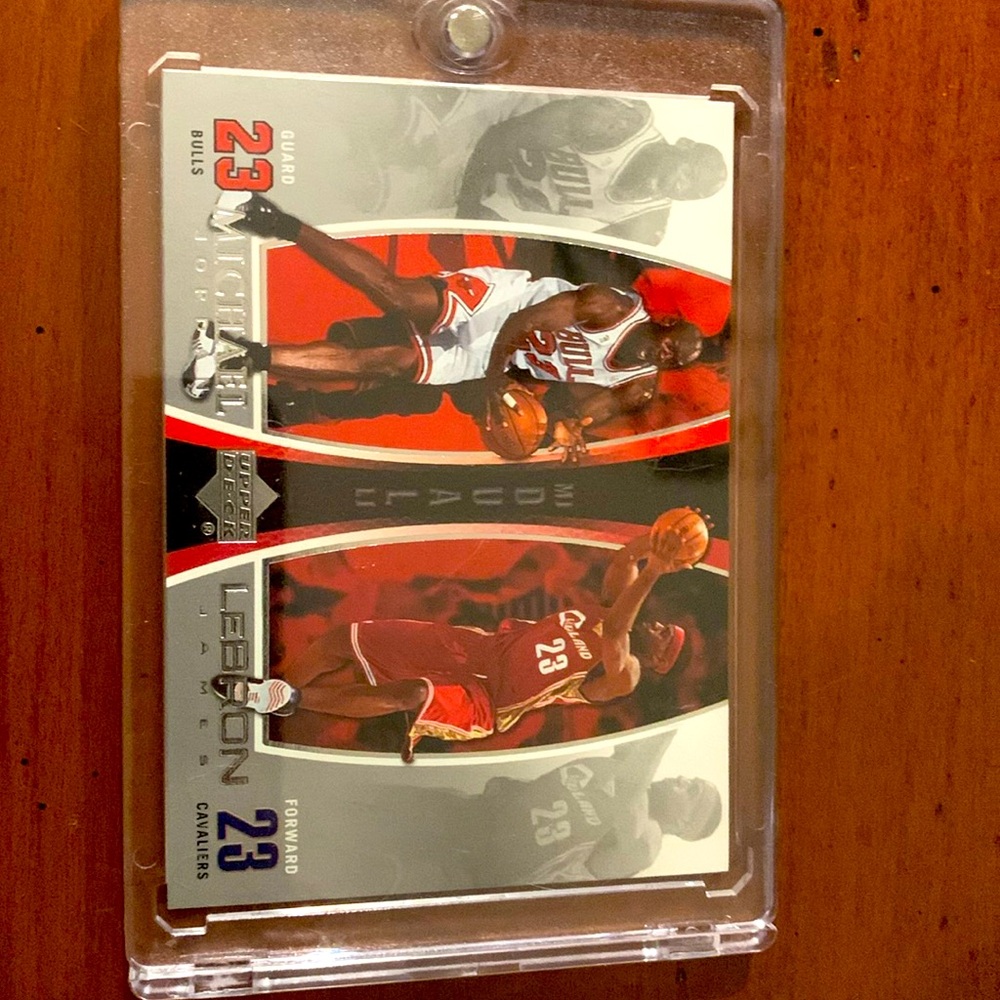 Michael Jordan Lebron James Card